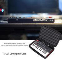 LTGEM กระเป๋าถือเคสแข็งสำหรับ Akai MPK Mini MK2และ MPK Mini Play คีย์บอร์ด MIDI คอนโทรลเลอร์กระเป๋าเก็บของ