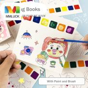 Mmluck trẻ em mẫu giáo hoạt hình bột màu dụng cụ vẽ tranh nghệ thuật nghệ