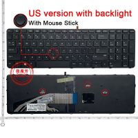 New US Laptop Keyboard For HP ProBook 450 G3 455 G3 470 G3 BLACK FRAME BLACK with Backlit PN: 9Z.NCGBV.201 6037B0115101