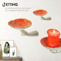 【CW】 Hanging Ornaments Wall Shelves Shelf Resin Floating Amanita