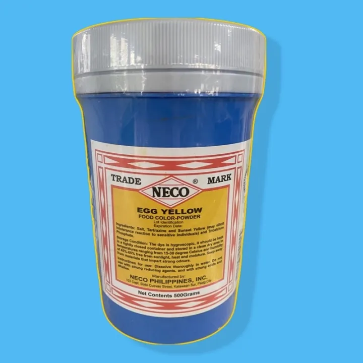 Neco Egg Yellow Food Coloring Powder 500g Lazada PH