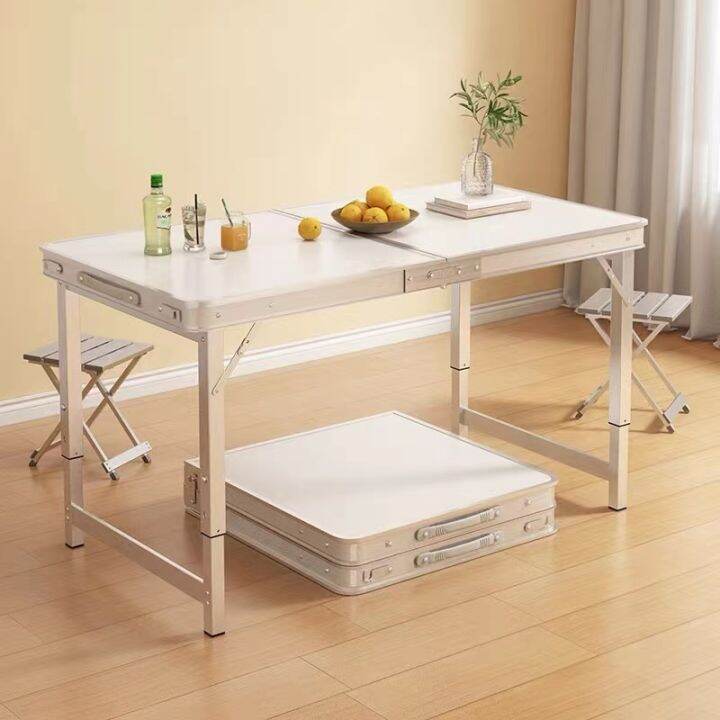 SLM Portable Large Folding Table with Foldable Steel Legs Premium Heavy