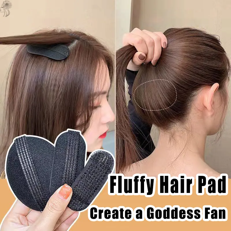 Puff Hair Head Cushion Invisible Fluffy Hair Pad Sponge Clip Bun Bump It Up  Volume Hair Base For Women and Girls Hair Accessory | Lazada