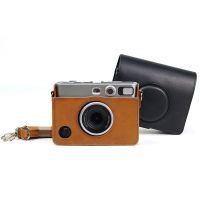 Strap PU Leather Film Photography Storage Bag Protective Cover Instant Camera Case For Fujifilm Instax Mini EVO