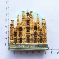 Italy Milan Cathedral three-dimensional architecture travel souvenir magnetic stickers refrigerator magnets