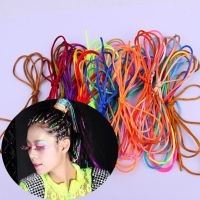 5pcs Hair Styling Tool Silk Cord Hair Knitting Braided Rope Headband Jewelry Design Hair Accessories for Girls DIY Ponytail 1M