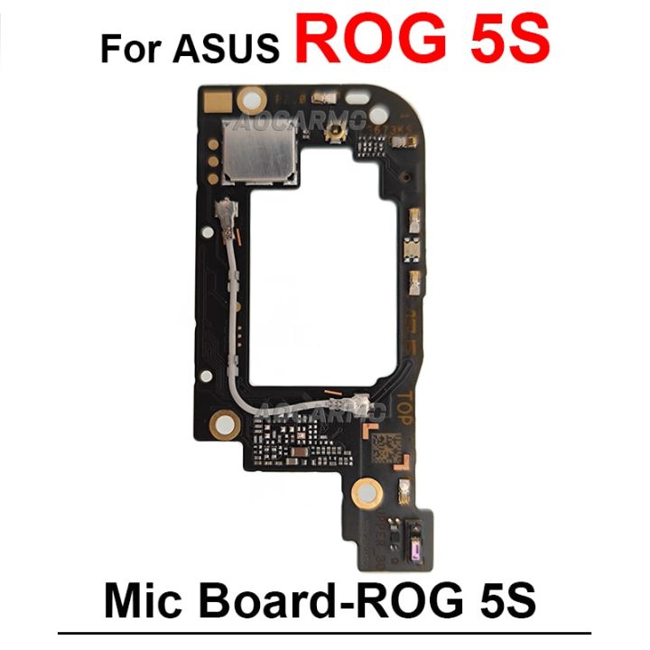 บอร์ดและไมโครโฟนขนาดเล็กและการซ่อมเซ็นเซอร์วัดแสงระยะใกล้สำหรับโทรศัพท์-asus-rog-5s-เปลี่ยน-rog5-5-zs673ks