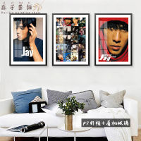 JAY เจโชวโปสเตอร์อัลบั้มภาพติดผนังรูปภาพตกแต่งโดยรอบดาวดนตรีห้องนั่งเล่น B7223ที่ติดฝาผนังห้องนอน