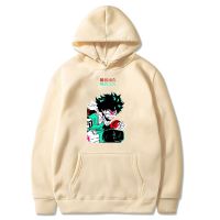 Midoriya Izuku My Hero Academia Anime Hoodies Japanese Manga Printed Hooded Pullover For Men Cartoon Harajuku Sweatshirts Size XS-4XL