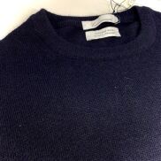 Camicissima Áo len cổ lọ màu xanh Navy