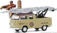 1: 64 Norman Rockwell 3-1972 Volkswagen Type 2 Doka Ladder Truck Collection Of Car Models