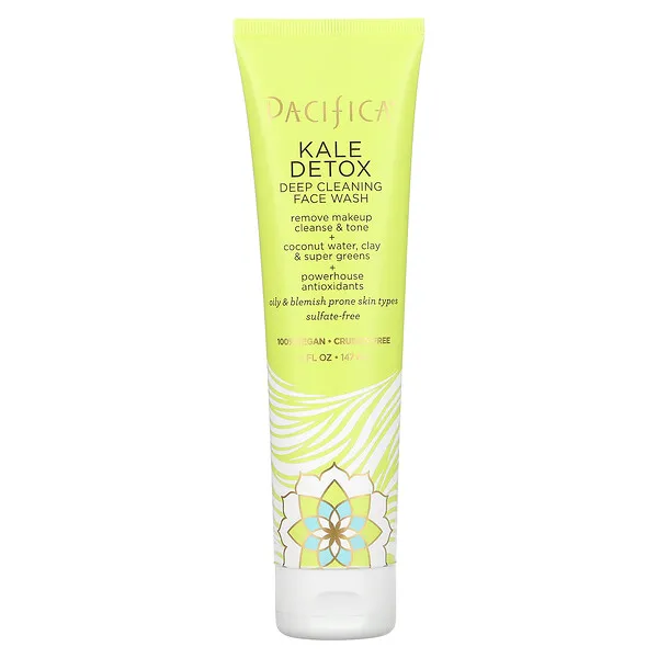 Pacifica, Kale Detox, Deep Cleansing Face Wash, 5 fl oz (147 ml