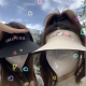 Hello Kitty Kuromi sunhat cartoon cute sunbonnet sunscreen hat ultraviolet-proof Summer foldable hollow hat UPF50