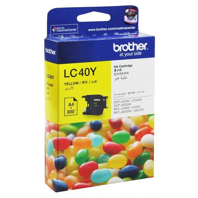 ตลับหมึกอิงค์เจ็ท-สีเหลือง-brother-lc-40y-ของแท้