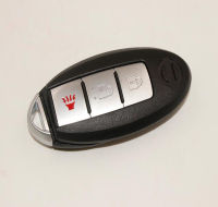 3ปุ่ม Smart Remote Key Case Shell สำหรับ Nissan Sylphy Tiida Teana พร้อมแทรก Uncut Key Blade Fob Key Cover (พร้อมร่องด้านข้าง)