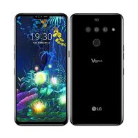 LG V50 ThinQ V500N ดั้งเดิมขนาด6.4นิ้ว6กิกะไบต์แรม128กิกะไบต์รอม16MP สามกล้องมองหลัง LTE ซิมเดียวปลดล็อคลายนิ้วมือโทรศัพท์มือถือ