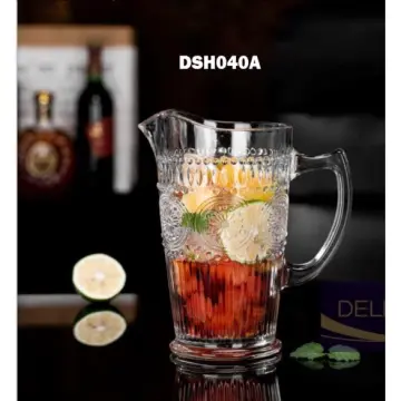 Delisoga Aesthetic Durable Crystal-Clear 3-Tire Glass Container w Lid H-312