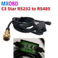 สายเคเบิล OBD2ในรถยนต์ C3และตัวเชื่อมต่อ RS232ไปยังสายเคเบิล RS485สำหรับ MB STAR C3สำหรับ Multiplexer เครื่องมือวินิจฉัยรถยนต์สายเคเบิลพร้อมบอร์ด Pcb