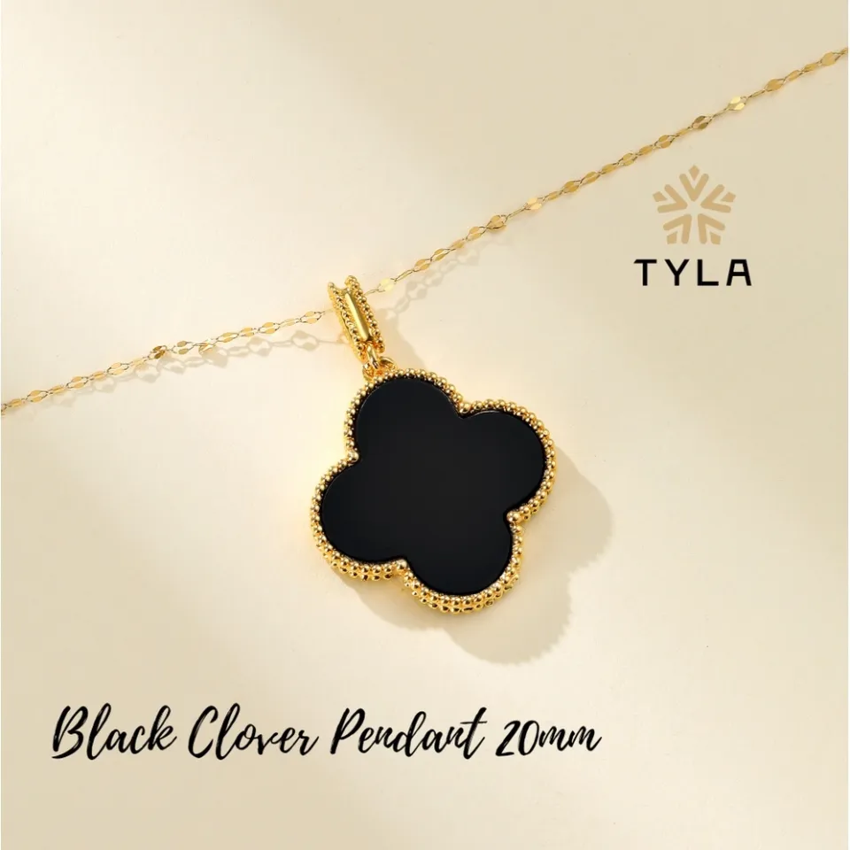 Genuine 18K gold solid clover necklace chain, stamped Au750, 75% of go –  Spainjewelry