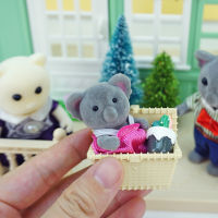 New Forest Koala Family 112 Bakery DollHouse Accessory Miniatures Furniture Animal Florist Dolls Little House Toys For Girls