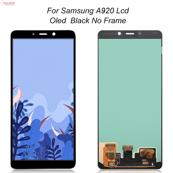 6-3นิ้ว-a9-2018จอแสดงผลสำหรับ-samsung-galaxy-a920-lcd-touch-screen-digitizer-assembly-พร้อมกรอบฟรี-shi-drop