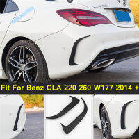 กันชนหลังระบายอากาศปกตัด Bezels ตกแต่งชิ้นส่วนภายนอกเหมาะสำหรับ -Benz CLA 220 260 W177 2014-2019อุปกรณ์เสริมในรถยนต์