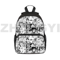 1216 Inch Mini Bag Kids 3D Print Ahegao Backpack Children Anime Kawaii Hentai Bag Bookbag Kindergarten Backpack Back To School