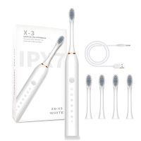 ◄▣ Electric Toothbrush USB Charge Rechargeable Waterproof Smart Whitening Ultrasonic Automatic Cleaning Tooth