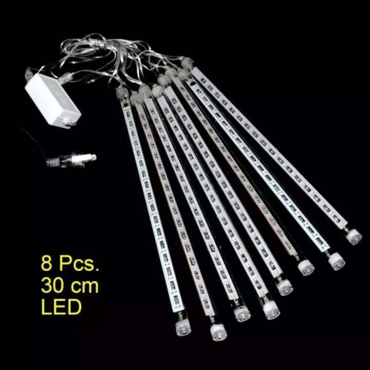 LED Meteor Shower Christmas Lights 30CM (White) Lazada PH