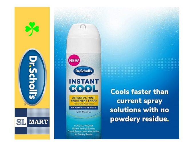 Dr. Scholl's Instant Cool Athlete's Foot Treatment Spray - 5.3 oz