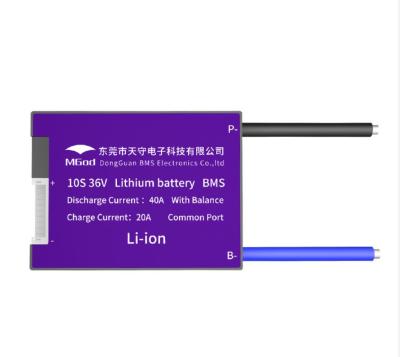 BMS Li-Ion 10S 36V 15A 20A 30A 40A 50A 60A PCM 18650 Batt Pack แผ่นป้องกัน Balance PCBA ใช้สำหรับ E-Bike Scooter, E-รถจักรยานยนต์