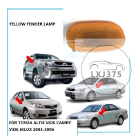 ZR สำหรับโตโยต้า Vios CAMRY คอโรลล่าอัลติส HILUX 2002-2006โคมไฟด้านข้างไฟไฟกันชนรถยนต์โคมไฟไฟบังโคลน Lampu Sein Samping