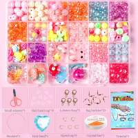 Girls Style-Carry DIY Toys celets Beads Making Kit Art And Craft Gifts