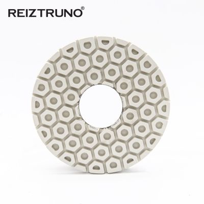 Reiztruno 1 Piece 4"/5" Flexible Polishing Pads for Grinding and Polishing Stone and Concrete,Thickness 4 mm,Wet or Dry Use