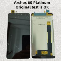 สำหรับ Archos 60ทองคำขาวมือถือจอแอลซีดีโทรศัพท์ภายในและภายนอกโมดูลหน้าจอสัมผัส