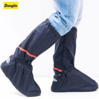 Donglin ไนลอน Oxford รองเท้าครอบคลุมผู้ชายผู้หญิงรองเท้ากันน้ำครอบคลุม Anti-Slip Thicken นำกลับมาใช้ใหม่ได้กลางแจ้ง Travel Boot Cover