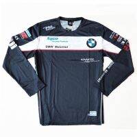 Round Bmw T-shirt Motorrad Motorcycle Neck Long Sleeve Breathable Jersey Motocross Atv Bike Riding T-shirt Quickly Dry Top new 2023