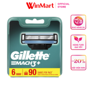 Siêu thị WinMart -Lưỡi dao cạo Gillette Mach 3+ gói 6 cái