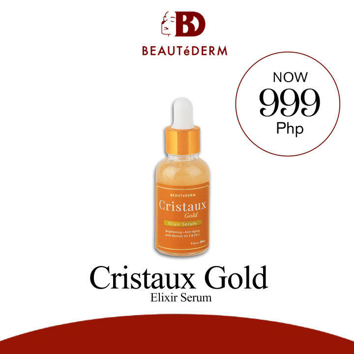 Beautederm Cristaux Gold Elixir Serum Brightening Anti Aging Lazada PH