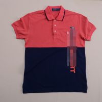 [Original]RalphˉlaurenˉRL087 mens short-sleeved color matching summer suit new classic lapel with label