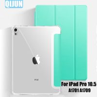 Tablet case for Apple ipad Pro 10.5" 2017 Leather Smart Sleep wake Trifold Stand Solid cover bag funda capa pro10.5 A1709 A1701