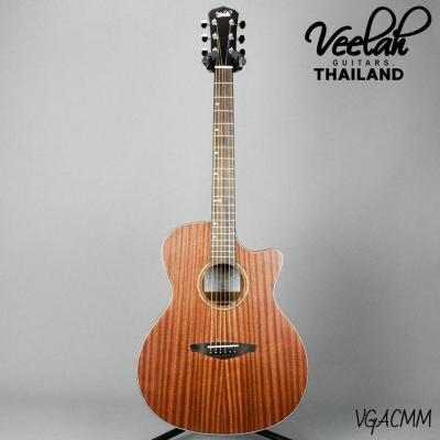 Veelah กีต้าร์โปร่ง 40" Acoustic Guitsr 40" รุ่น VGACMM ฟรี Gig Bag