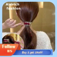 ALDRICH FASHION อุปกรณ์เสริมผม หัวยาเม็ด กิ๊บติดผม คลิปหนีบผม คลิปผมกุหลาบ พลอยเทียมเทียม ที่หนีบผมหางม้า