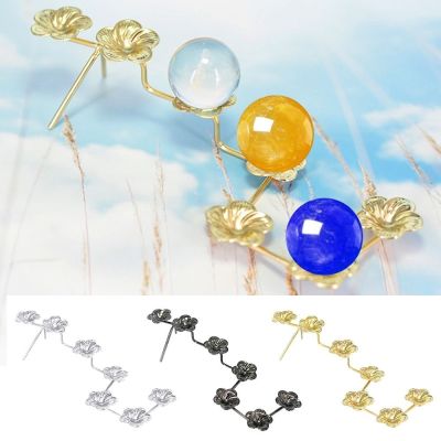 Metal Plum Blossom Display Base Holder Stand for Crystal Ball Sphere Support Home Decoration Ornaments Craft Gift New