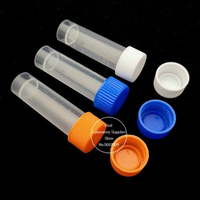 【CW】∈✖❃  200pcs/pack 5ml Cryo Vial Tube Cold Storage bottle Cryovial Plastic Test Tubes  School Supplies