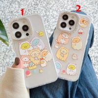 เคสโทรศัพท์มือถือแผ่น Sumikko Gurashi ลายการ์ตูนน่ารักสำหรับ iPhone 14 Pro Max 14 Plus 13 Pro Max 12 Pro Max 12 Pro Max Max ฝาหลังโทรศัพท์ซิลิโคนนิ่มกันกระแทกสำหรับ iPhone 11 Pro Max ฝาหลัง