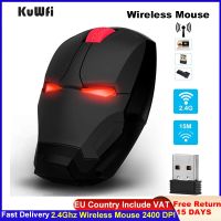 KuWFi Mouse Wireless Gaming Mouse For PC Gamer Computer Mice Button Silent Click 800/1200/1600/2400DPI Adjustable For PC/Laptop