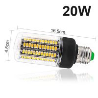 【☸2023 New☸】 dongdangx59 หลอดอะลูมิเนียมขาวเย็นโคมไฟ Led หลอดไฟโคมระย้า Led 110V 220V E27หลอดไฟข้าวโพด120W-20W สำหรับคลังสินค้า