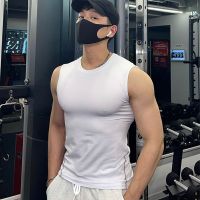 Mens Tank Tops Running Quick Dry Bodybuilding Fitness Sleeveless T Shirt Workout Vests Stretche Gym Cloth For Man Sports Singlet