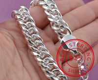 LEKANI Promotion 100 Authentic 925 Sterling Silver Women Chain Bracelet Wholesale Fashion Men 39;s Jewelry Silver Men Bracelet